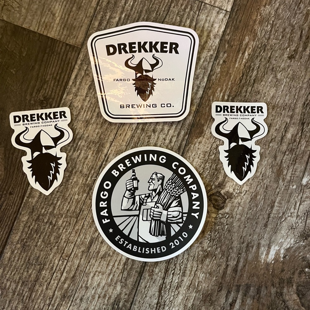 Fargo North Dakota Brewery Sticker Lot